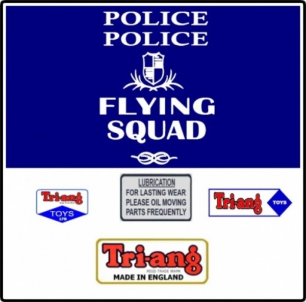 Triang T60 Flying squad police graphics